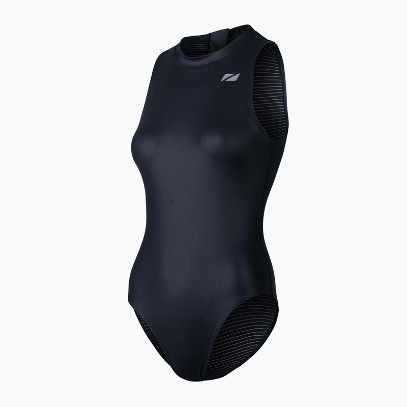 Costum de baie dintr-o singură piesă pentru femei ZONE3 OWS Ti+ Thermal High Neck negru