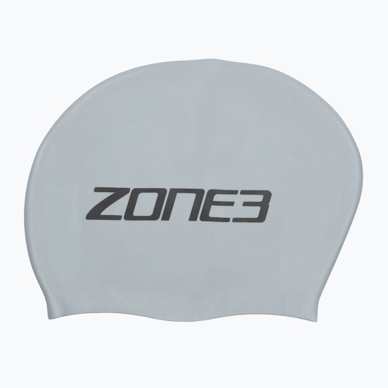 ZONE3 Cap de înot cu păr lung argintiu