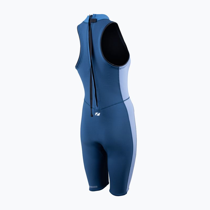 Costum de baie întreg pentru femei ZONE3 Yulex Kneeskin multi blue/white 2