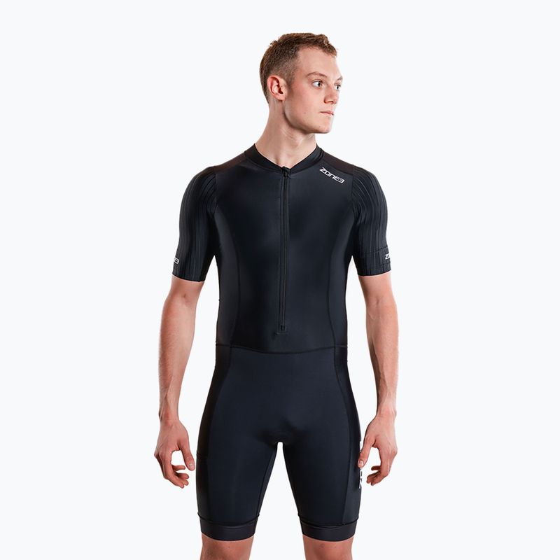 Combinezon de triatlon pentru bărbați ZONE3 Activate+ Trisuit black 3