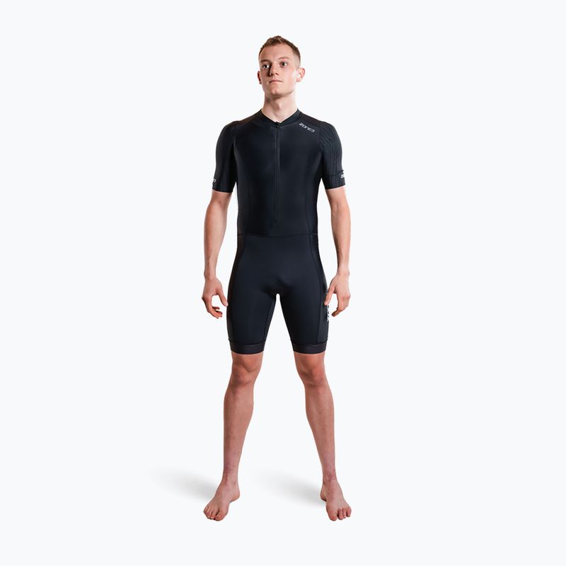 Combinezon de triatlon pentru bărbați ZONE3 Activate+ Trisuit black 4