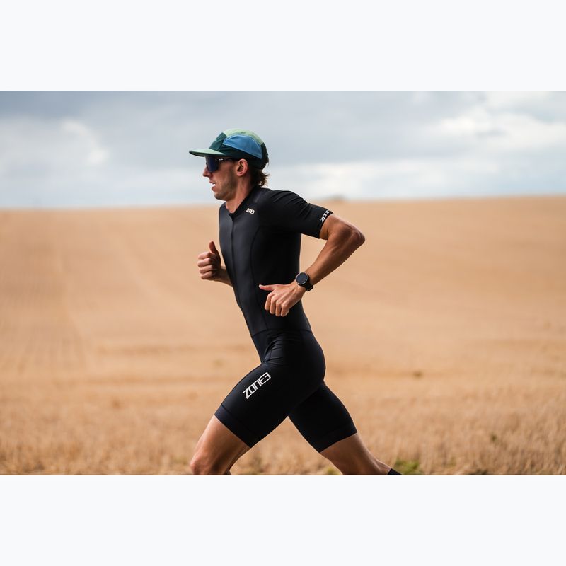 Combinezon de triatlon pentru bărbați ZONE3 Activate+ Trisuit black 13