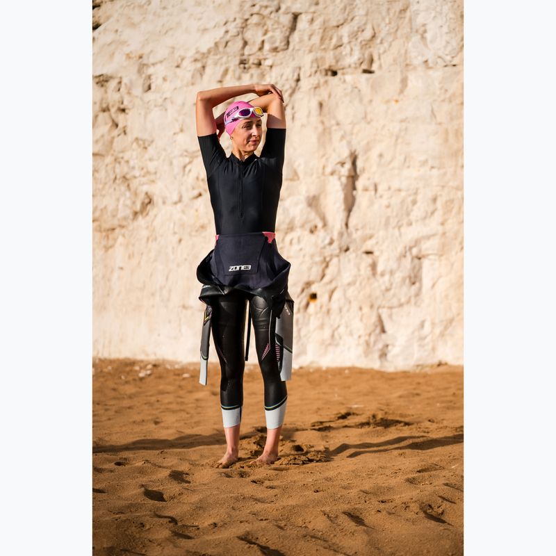 Combinezon de triatlon pentru femei ZONE3 Activate+ Trisuit black 12