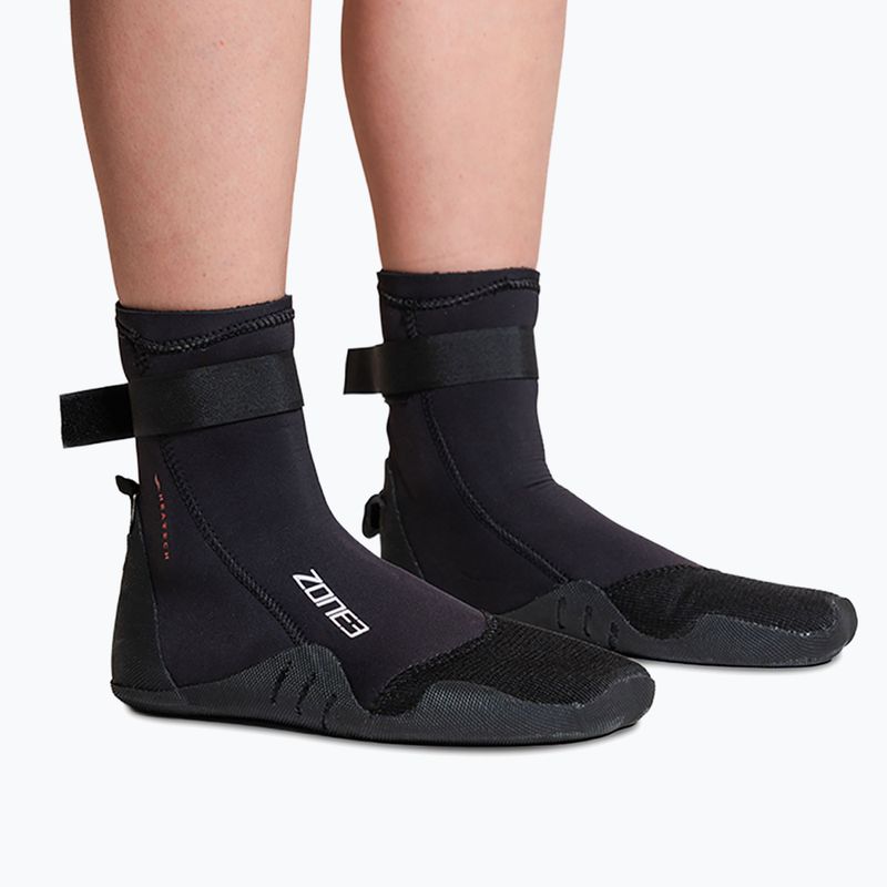 Încălțăminte din neopren ZONE3 Heat-Tech Dura Swim black 8