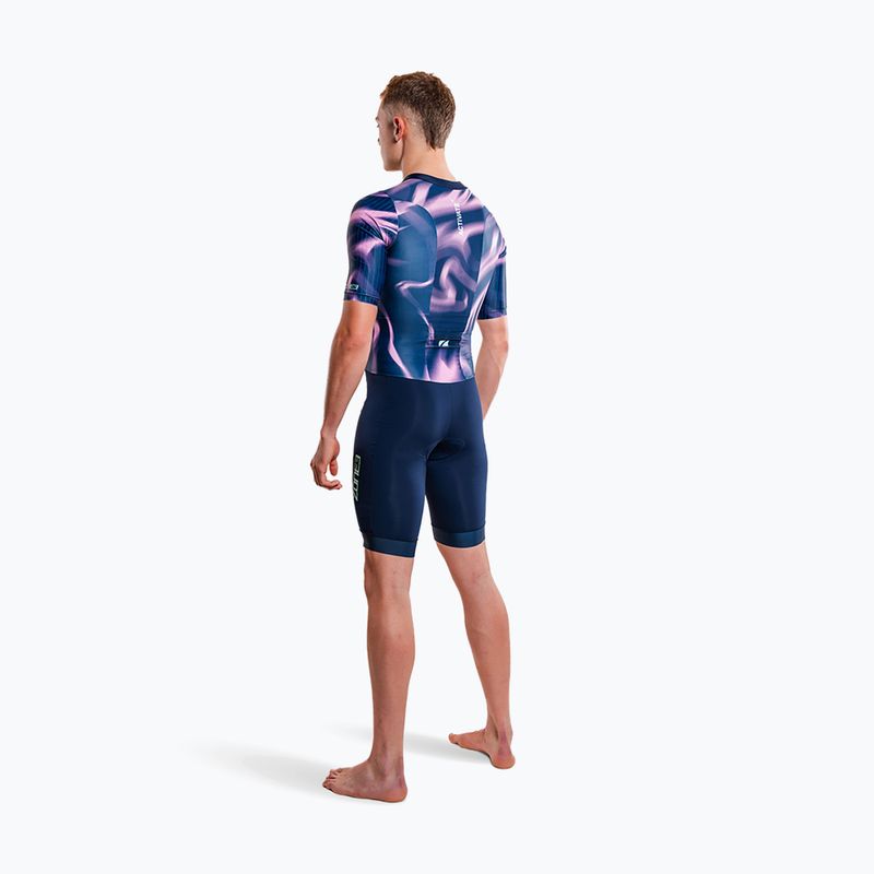 Combinezon de triatlon pentru bărbați ZONE3 Activate+ Trisuit print 5