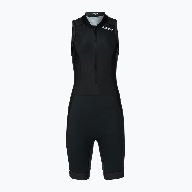 Combinezon de triatlon pentru femei ZONE3 Activate+ Sleeveless Trisuit black