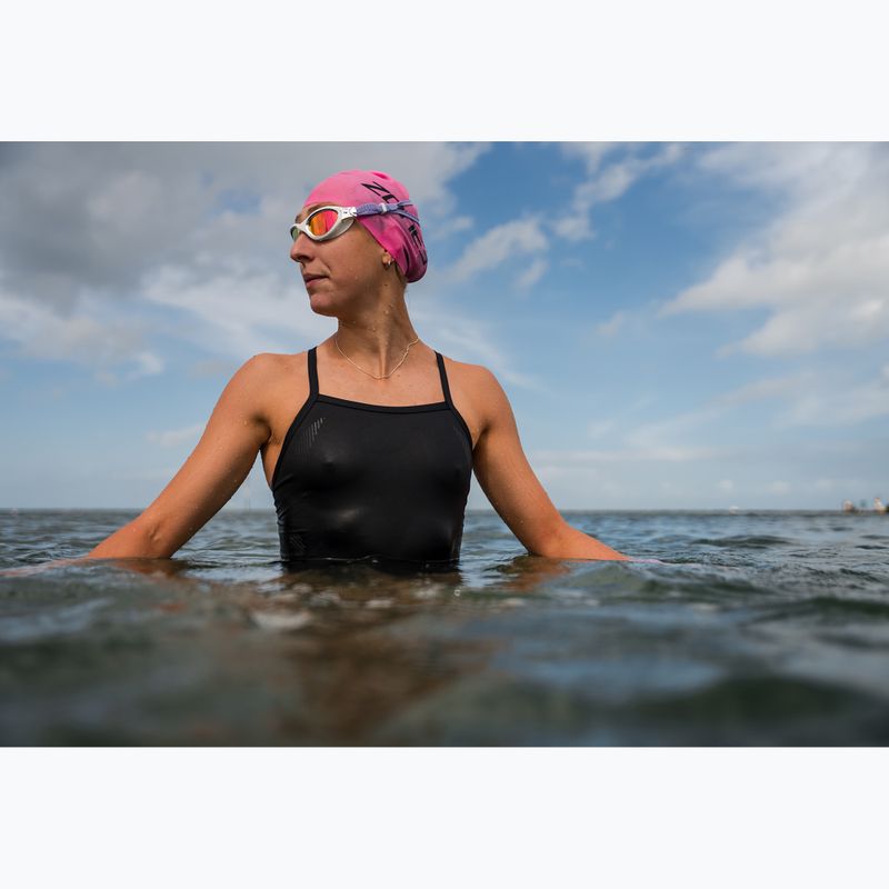 Costum de baie întreg pentru femei ZONE3 Strap Back black 9