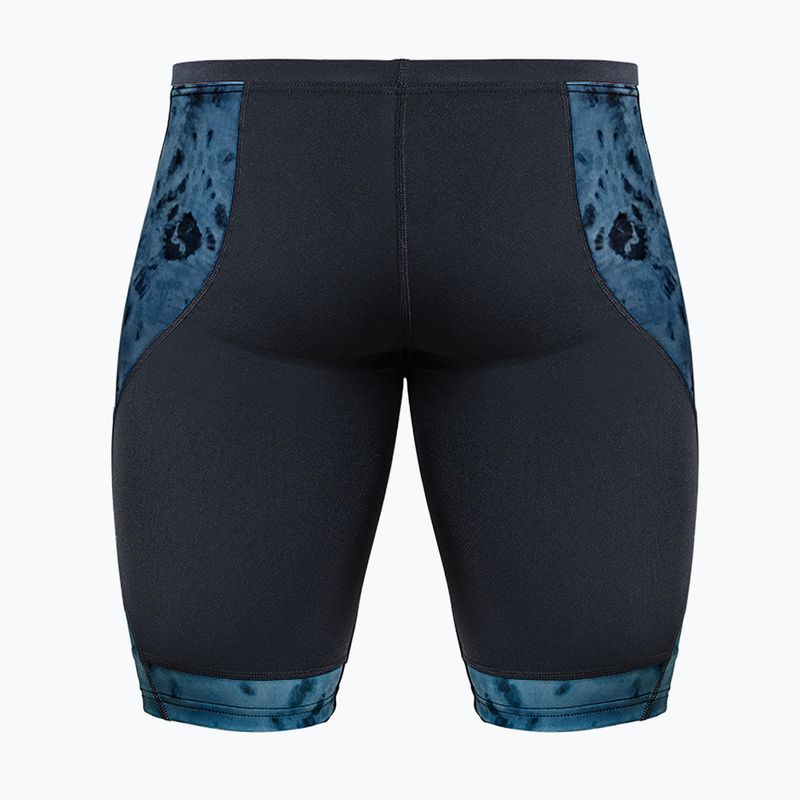 Jammer-uri de înot pentru bărbați ZONE3 Performance Speed teal tie dye 2