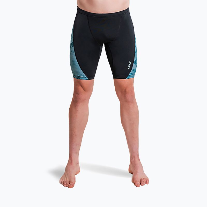 Jammer-uri de înot pentru bărbați ZONE3 Performance Speed teal tie dye 3
