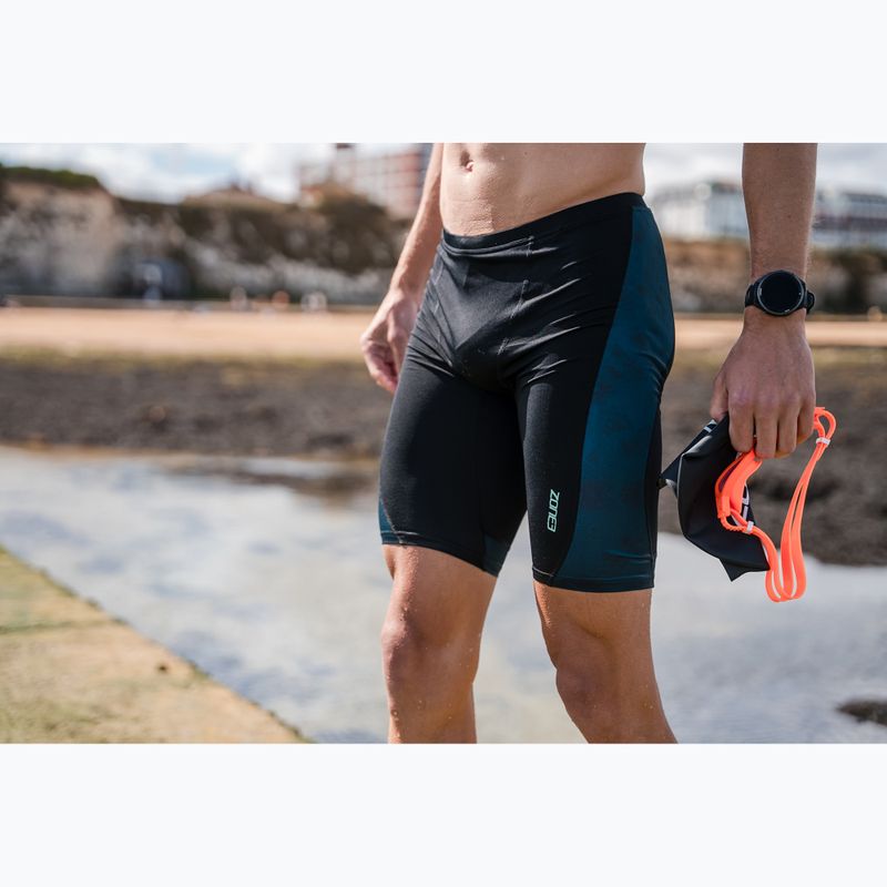 Jammer-uri de înot pentru bărbați ZONE3 Performance Speed teal tie dye 7