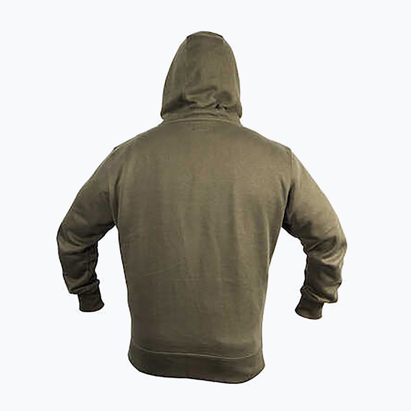 Avid Carp Distorton Zip Verde Pescuit Sweatshirt A0620113 2