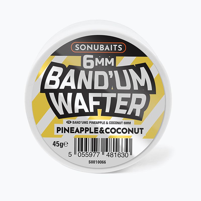 Sonubaits Band'um Wafters Ananas Nucă de cocos cu cârlig de momeală pentru momeli S1810075