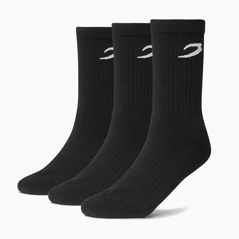 Șosete pentru bărbați BOXRAW Crew 3 pairs black