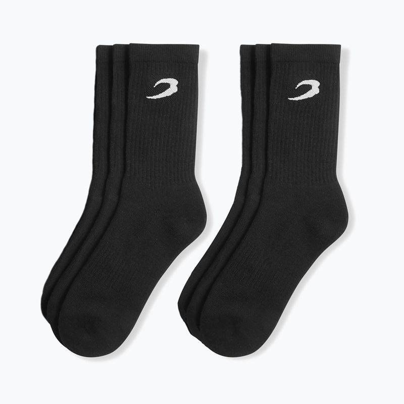 Șosete pentru bărbați BOXRAW Crew 3 pairs black 3