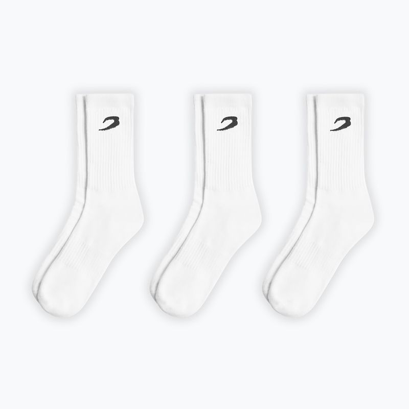 Șosete pentru bărbați Boxraw Crew 3 szt. White 5
