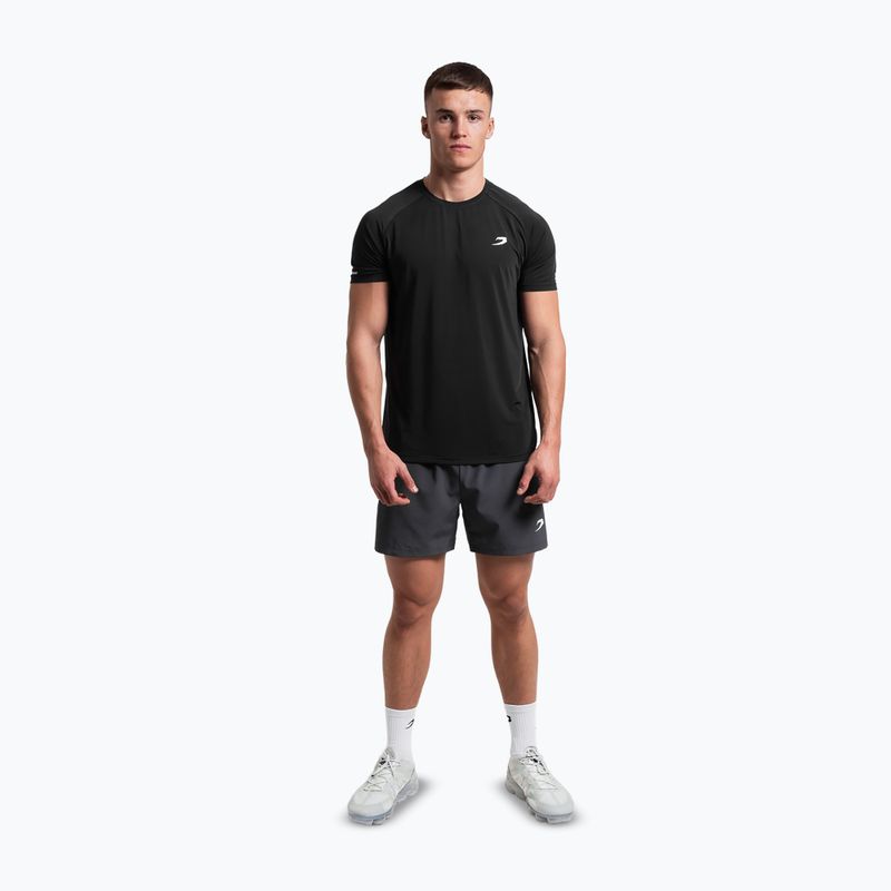 Pantaloni scurți de antrenament pentru bărbați Boxraw Valdes 7" charcoal 2