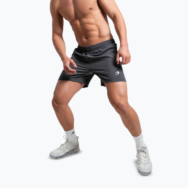 Pantaloni scurți de antrenament pentru bărbați Boxraw Valdes 7" charcoal 4