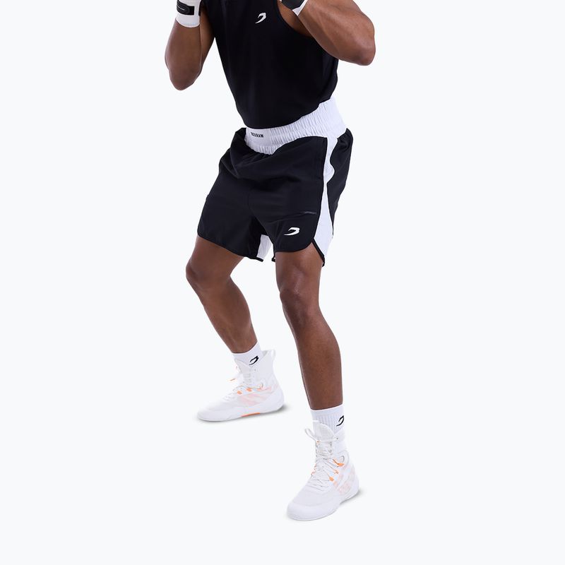 Pantaloni scurți de antrenament pentru bărbați Boxraw Stevenson V2 black/white 4