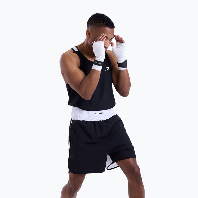 Tricou pentru bărbați Boxraw Stevenson Tank 2.0 black/white 5