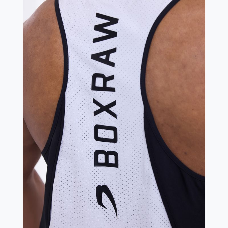 Tricou pentru bărbați Boxraw Stevenson Tank 2.0 black/white 9