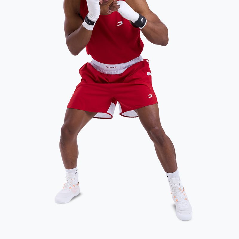Pantaloni scurți de antrenament pentru bărbați Boxraw Stevenson V2 red/white 5