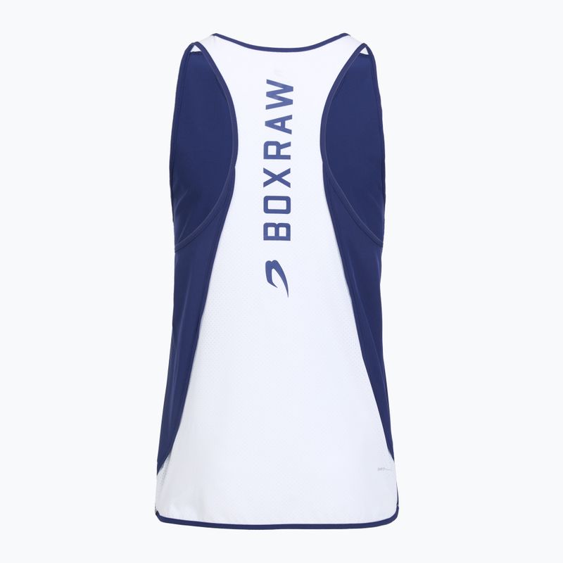 Tricou pentru bărbați Boxraw Stevenson Tank 2.0 blue/white 12