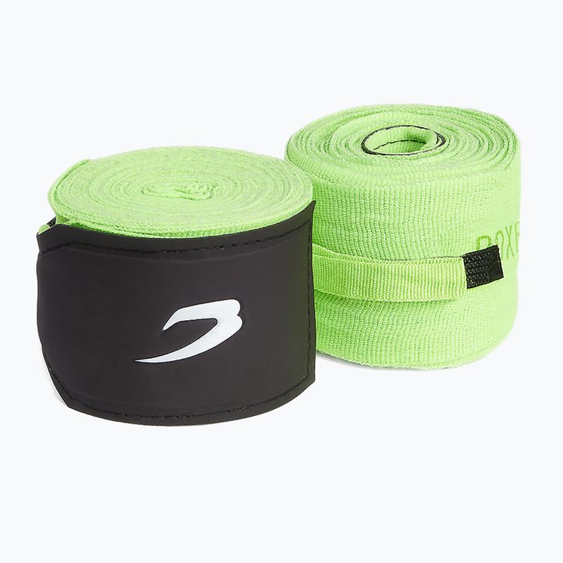 Bandaje de box BOXRAW Hand Wraps 450 cm green 2