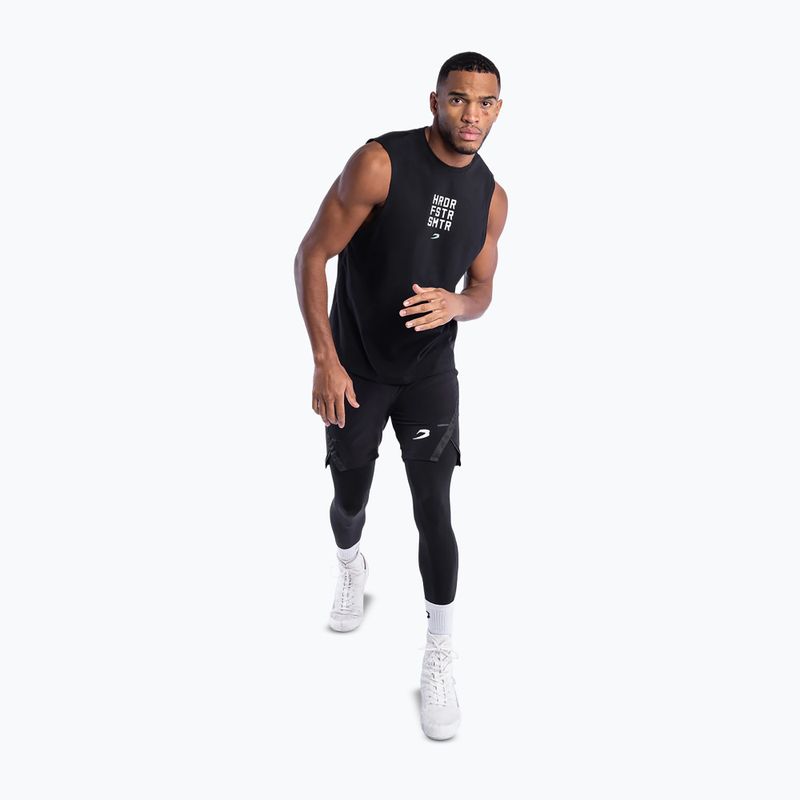 Tricou pentru bărbați Boxraw HRDR FSTR SMTR Muscle Tank Black 5