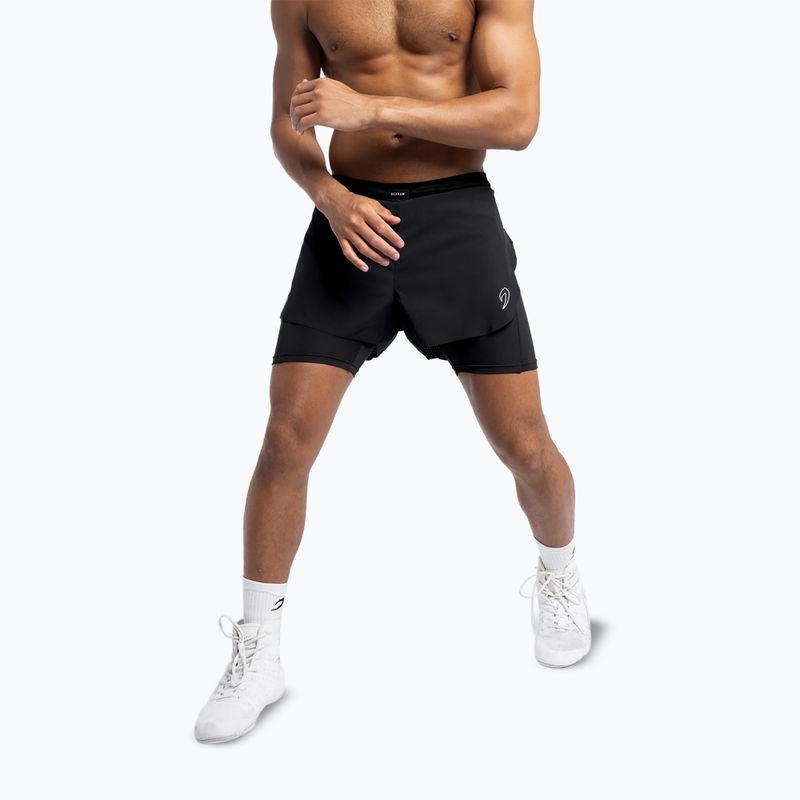 Pantaloni scurți de antrenament BOXRAW Tunero 2-in-1 black 5
