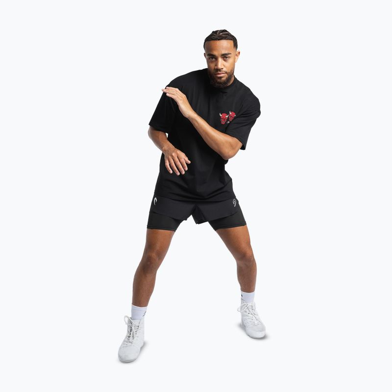 Tricou pentru bărbați BOXRAW Death Before Dishonor Oversized black 5