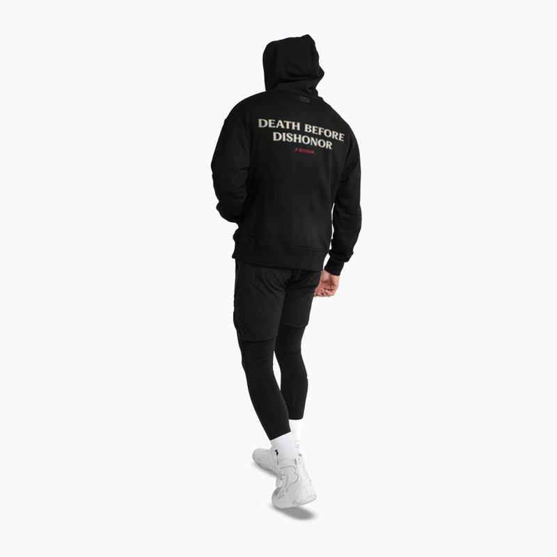 Bluză pentru bărbați BOXRAW Death Before Dishonor Oversized Hoodie black 5