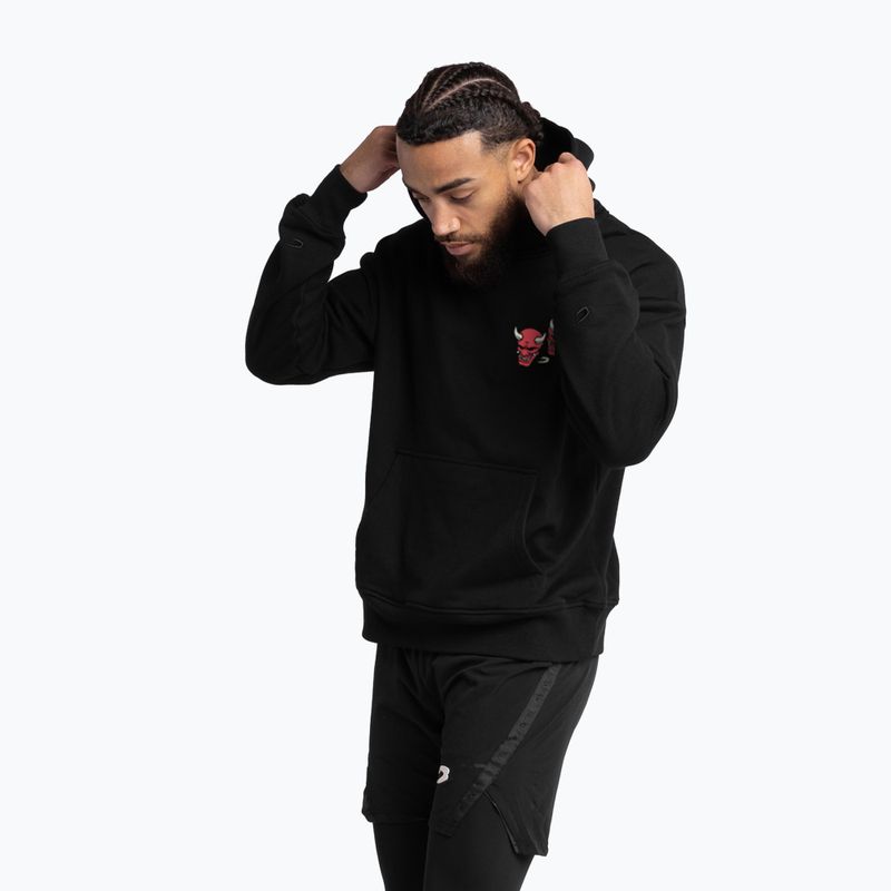 Bluză pentru bărbați BOXRAW Death Before Dishonor Oversized Hoodie black 6