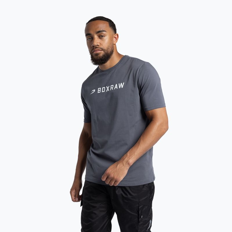 Tricou pentru bărbați Boxraw A.B.C. charcoal 5