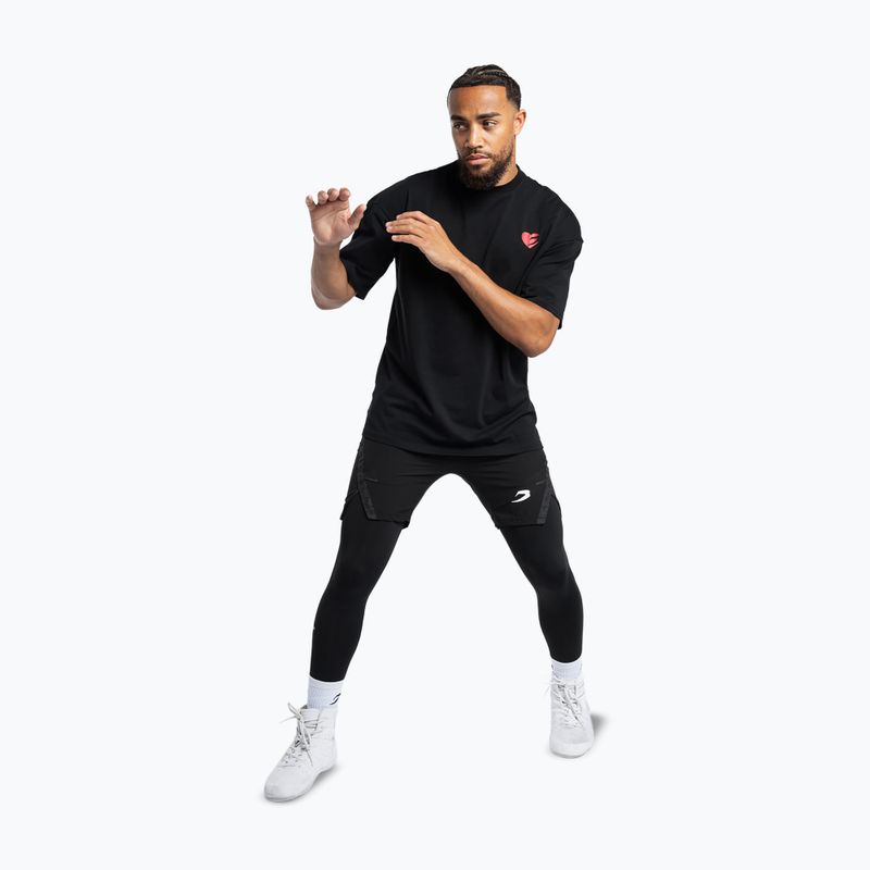 Tricou pentru bărbați Boxraw Boxing is Love Oversized Black 2