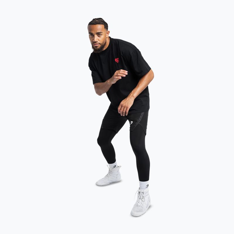 Tricou pentru bărbați Boxraw Boxing is Love Oversized Black 4