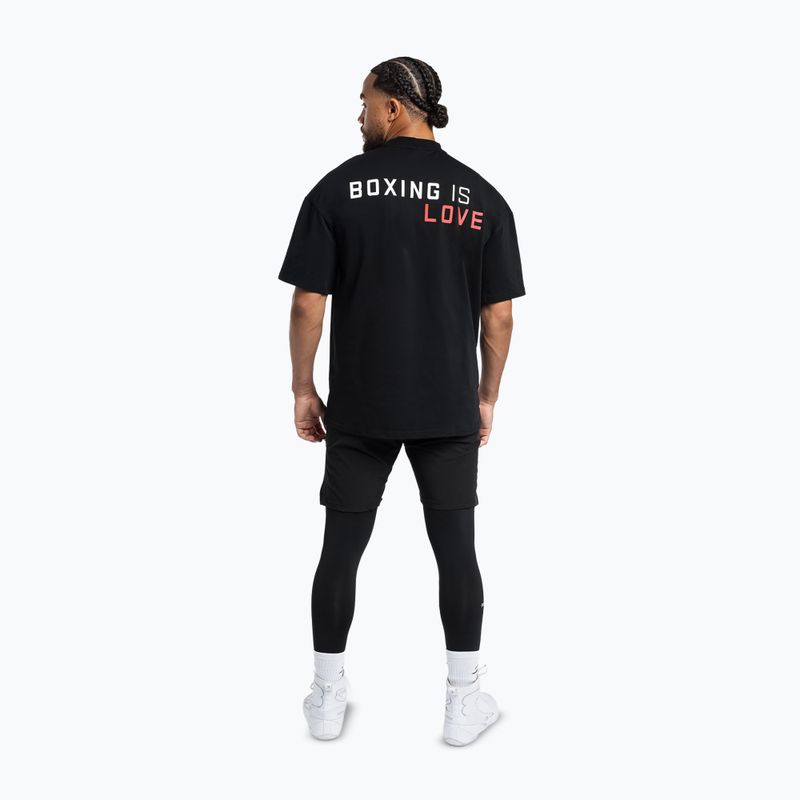 Tricou pentru bărbați Boxraw Boxing is Love Oversized Black 6