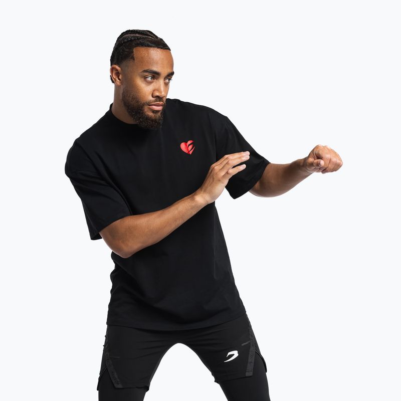 Tricou pentru bărbați Boxraw Boxing is Love Oversized Black 7