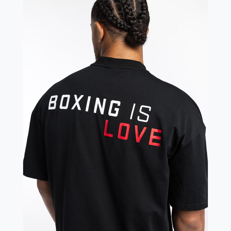 Tricou pentru bărbați Boxraw Boxing is Love Oversized Black 9