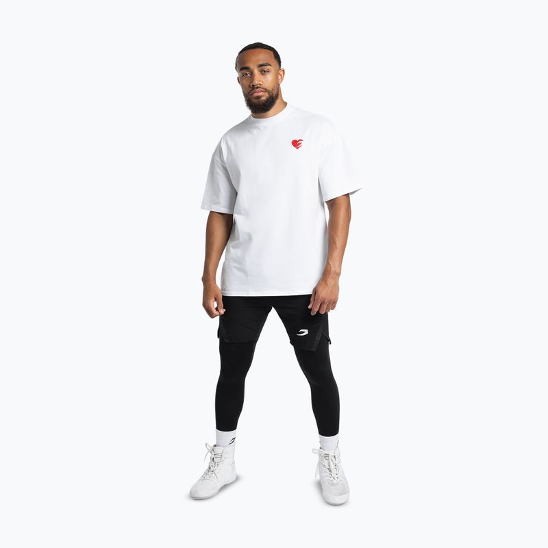 Tricou pentru bărbați Boxraw Boxing is Love Oversized White 4