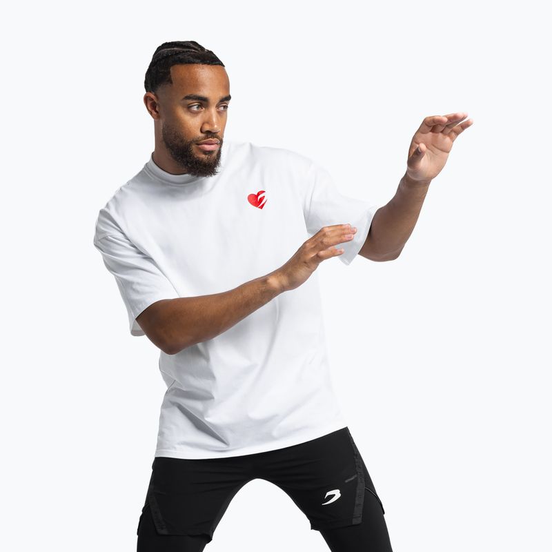 Tricou pentru bărbați Boxraw Boxing is Love Oversized White 7