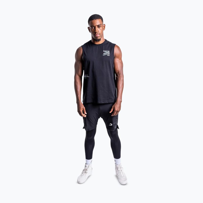 Tricou pentru bărbați BOXRAW Make 'Em Miss Muscle black 2