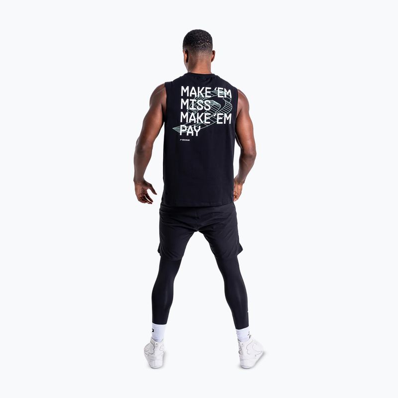 Tricou pentru bărbați BOXRAW Make 'Em Miss Muscle black 4