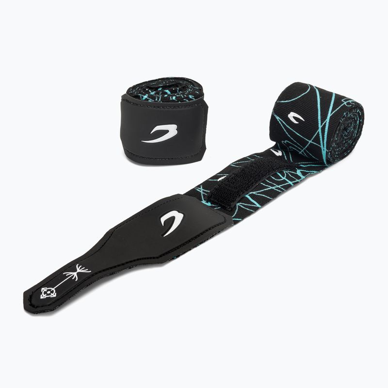 Bandaje de box BOXRAW Dyscyplined Thought Hand Wraps 450 cm black