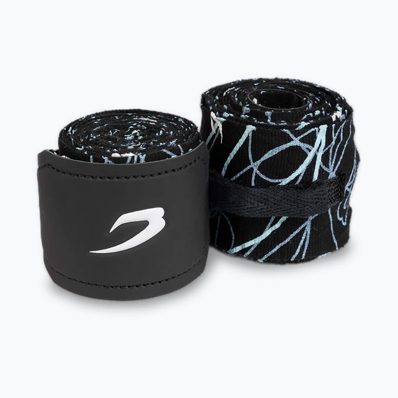 Bandaje de box BOXRAW Dyscyplined Thought Hand Wraps 450 cm black 2