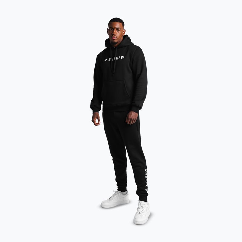 Bluză pentru bărbați BOXRAW A.B.C. Hoodie black 2
