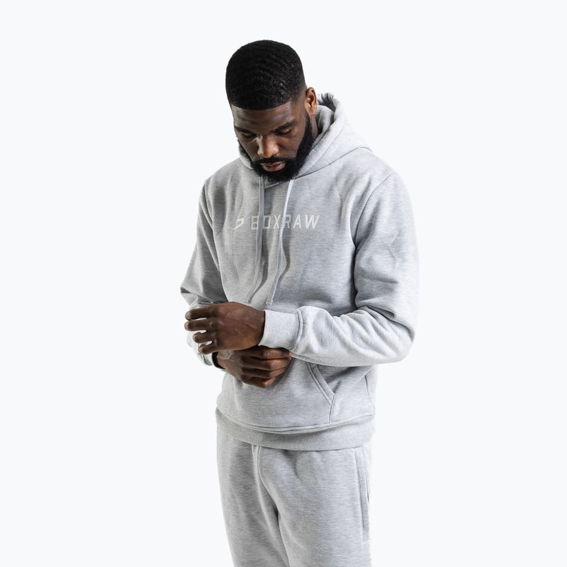 Bluză pentru bărbați Boxraw A.B.C. Hoodie grey 4