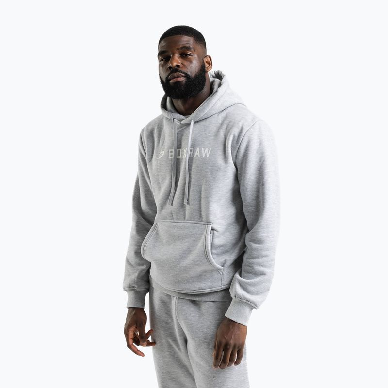 Bluză pentru bărbați Boxraw A.B.C. Hoodie grey 5