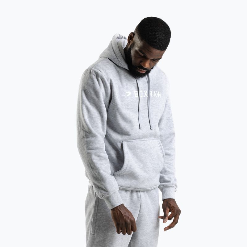 Bluză pentru bărbați Boxraw A.B.C. Hoodie grey 6