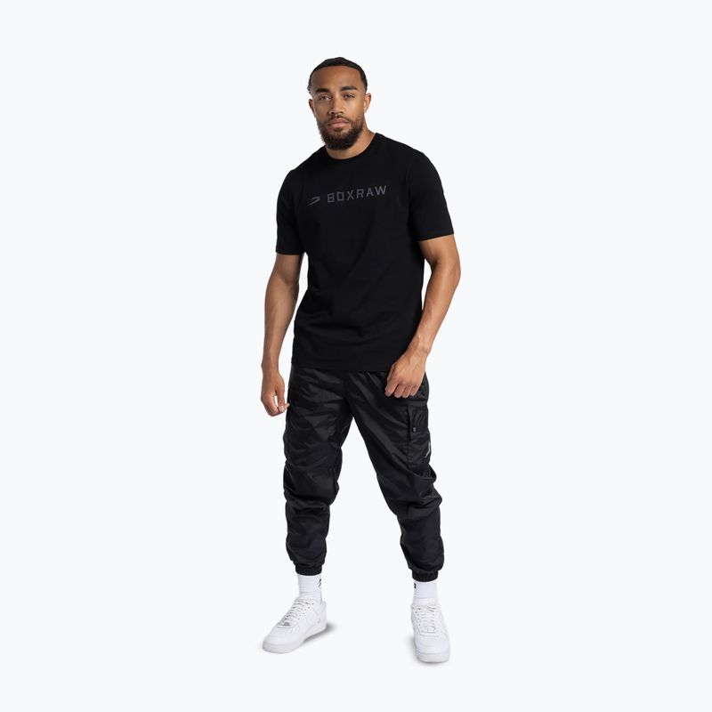 Tricou pentru bărbați Boxraw A.B.C. black/black 2