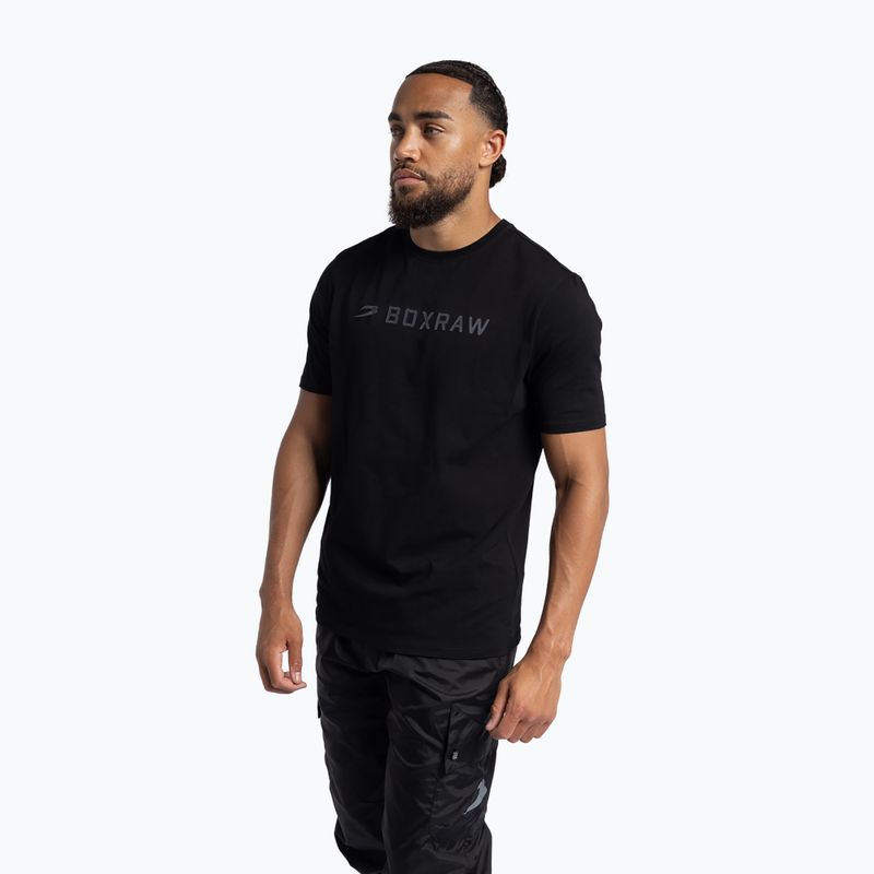 Tricou pentru bărbați Boxraw A.B.C. black/black 3